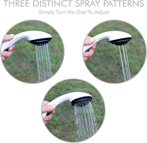 Miniatura 8 de Hike Crew Calentador de agua de propano portátil y bomba de ducha - Sistema compacto de ducha de limpieza al aire libre con apagado automático de