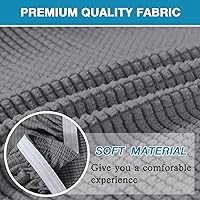 Vista 4 de Flamingo P Bar Stool Covers with Backs Bar Stool Seat Covers Barstool Covers Slipcovers Counter Height Bar Stool Chair Covers Removable Washable for