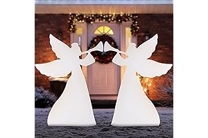 Best Choice Products 3ft Set of 2 Outdoor Christmas Statues