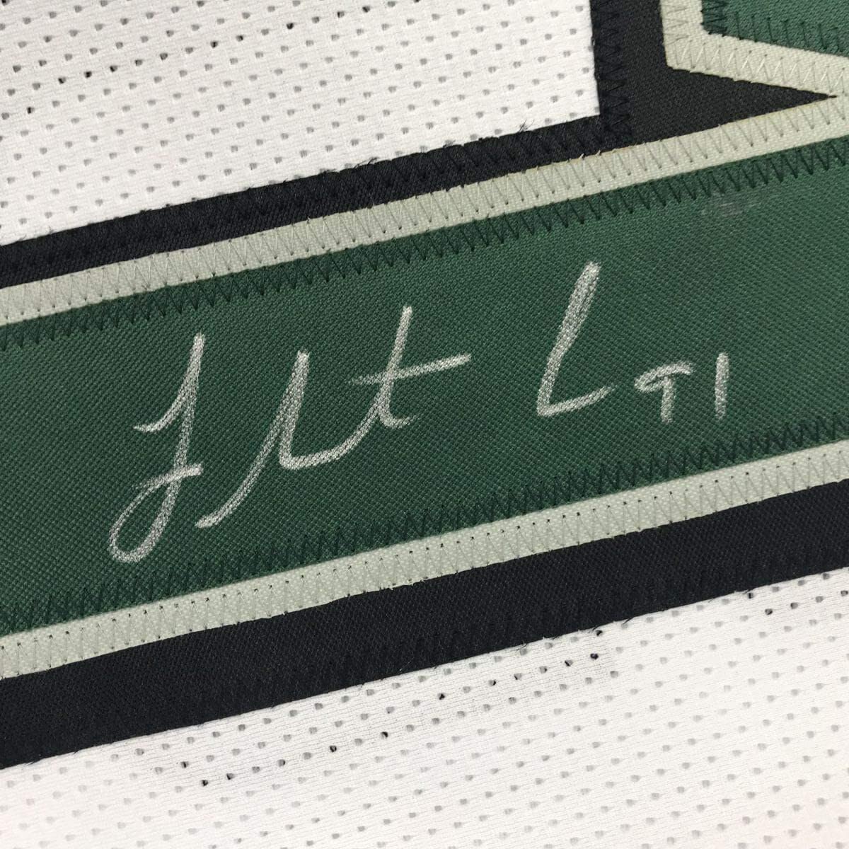 Autographed/Signed Fletcher Cox Philadelphia White Football Jersey JSA COA