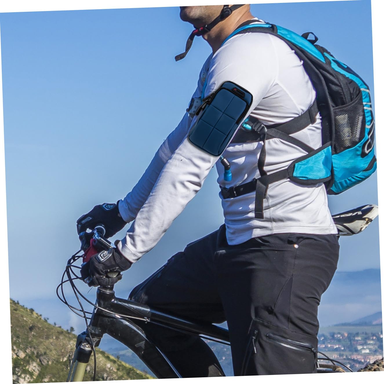 Uonlytech 3pezzi Borsa Porta Smartphone Da Braccio Leggera e Traspirante Per Running Accessorio Pratico Per Esercizi All Aperto Compatibile Con Tutti Cellulari