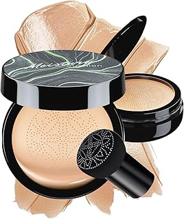 OETUIOW Mushroom Head Air Cushion CC Cream - BB Cream Face Makeup Foundation for Mature Skin Moisturizing Concealer Bright...