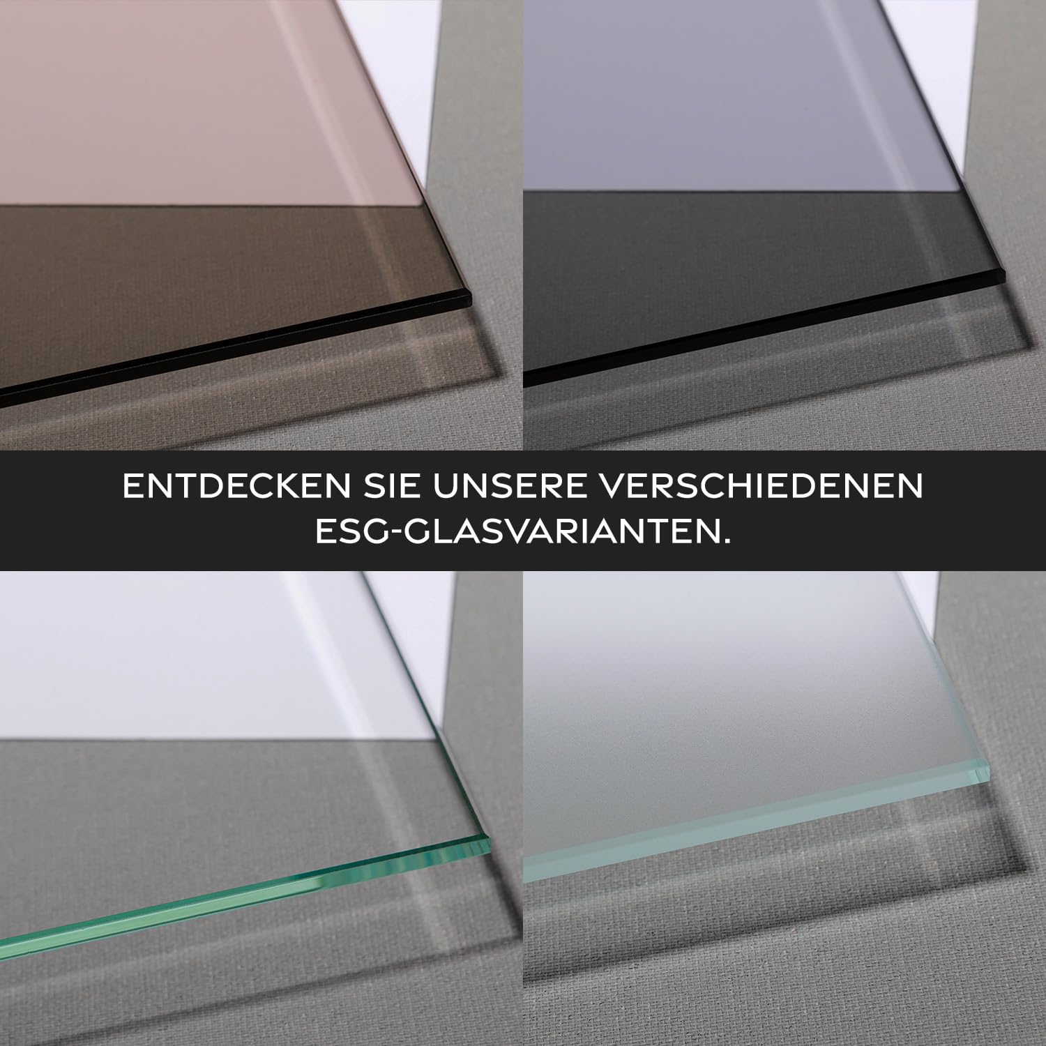 ESG Tischplatte nach Maß – Individuell Anpassbare Glasplatte – klar – 6 mm – Tischplatte, Glasplatte Küche - Sicherheitsglas nach Maß für Tischplatten, Möbelauflagen – Made in Germany