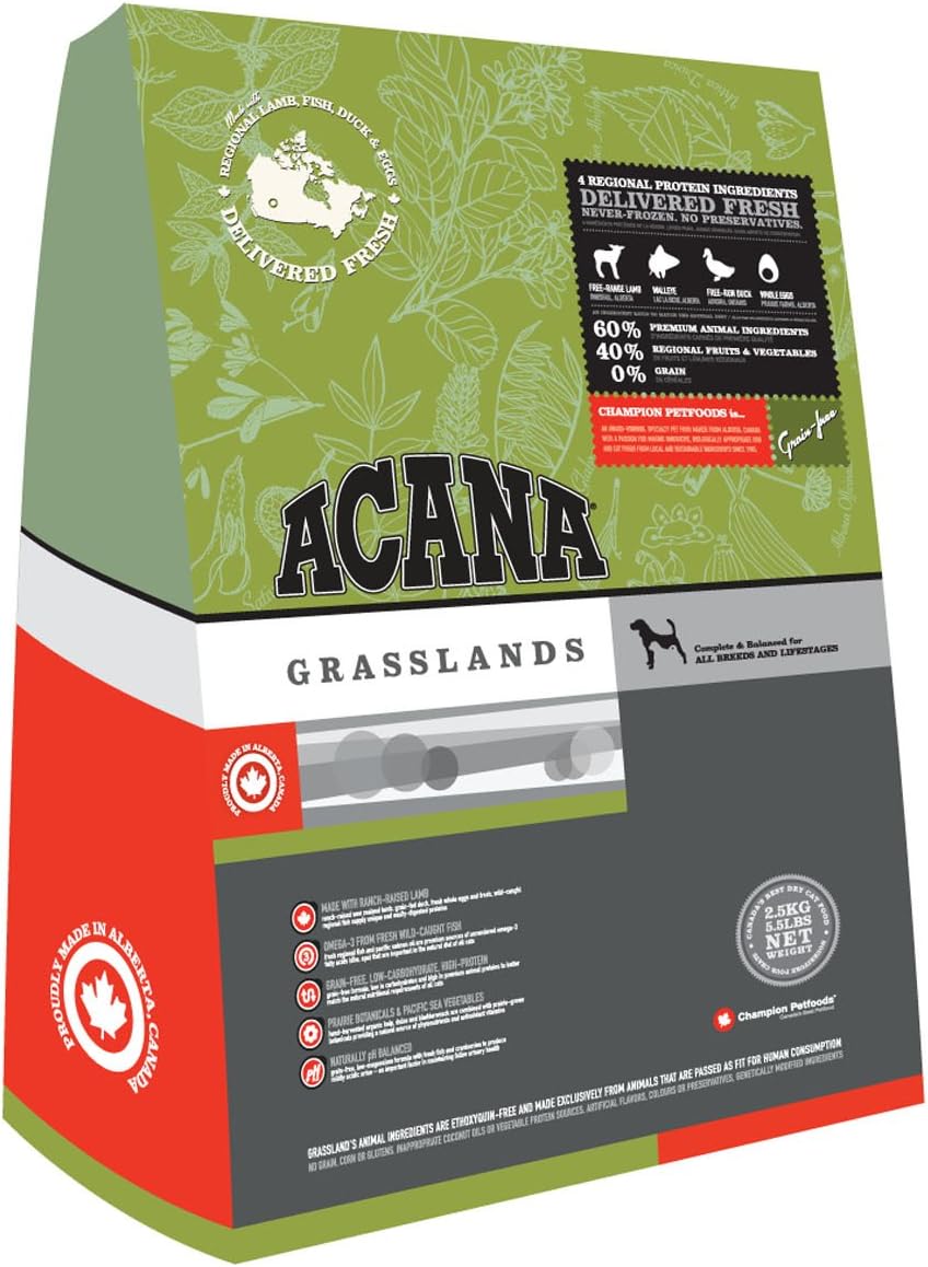 Acana Provincial Grasslands Grain Free Dry Dog Food Pet
