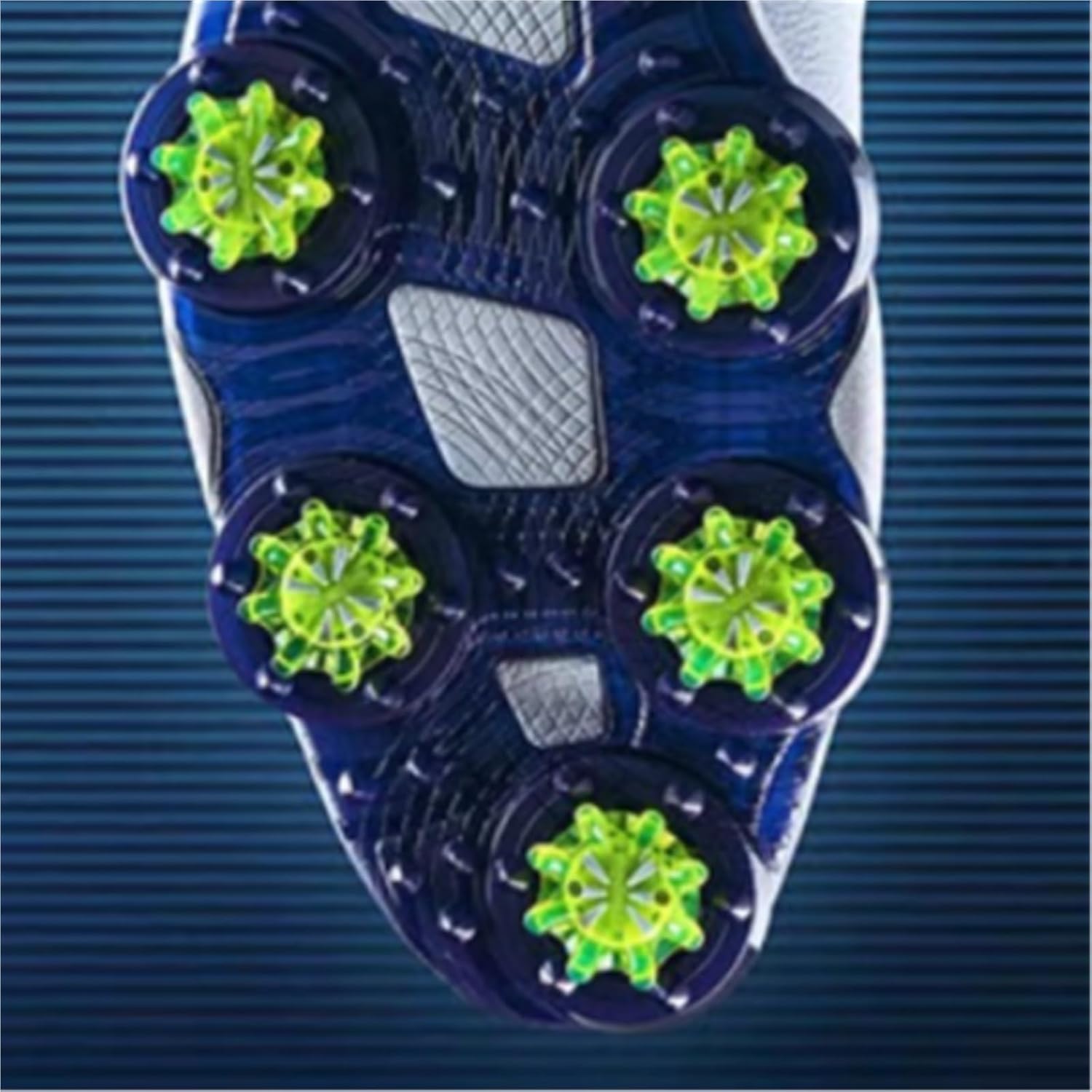 50pcs Golf Shoes Spikes Includes A Wrench Fast Twist Studs Cleats Compatible with Foot Joy