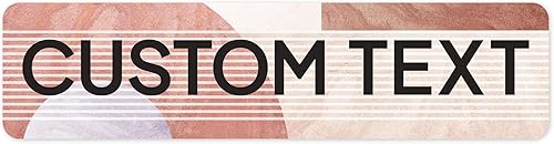 Miniatura 18 de Letrero Personalizado, Letrero de Calle Personalizado, 11 Colores de Fuente, 13 Estilos de Fuente, 4 Opciones de Agujeros, 22 Tamaños, 6x24 Madera
