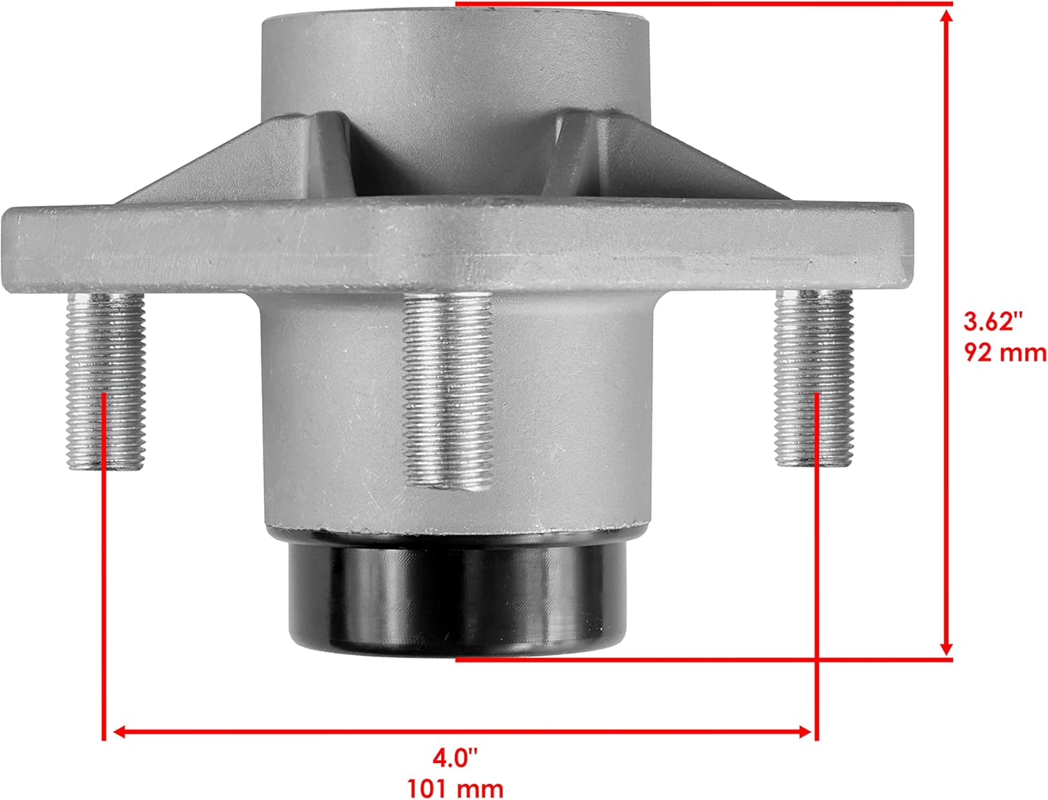 Caltric 2 Complete Front Wheel Hub Compatible With Club Car DS and Precedent 2003-UP 102357701