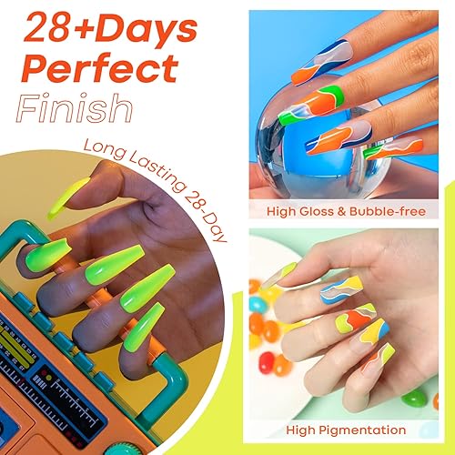 Vista 172 de Modelones - Set de esmaltes de uñas de gel, otoño, invierno, 6 colores, tono nude, esmalte de gel marrón, beige, caqui, juego de esmalte de uñas Un