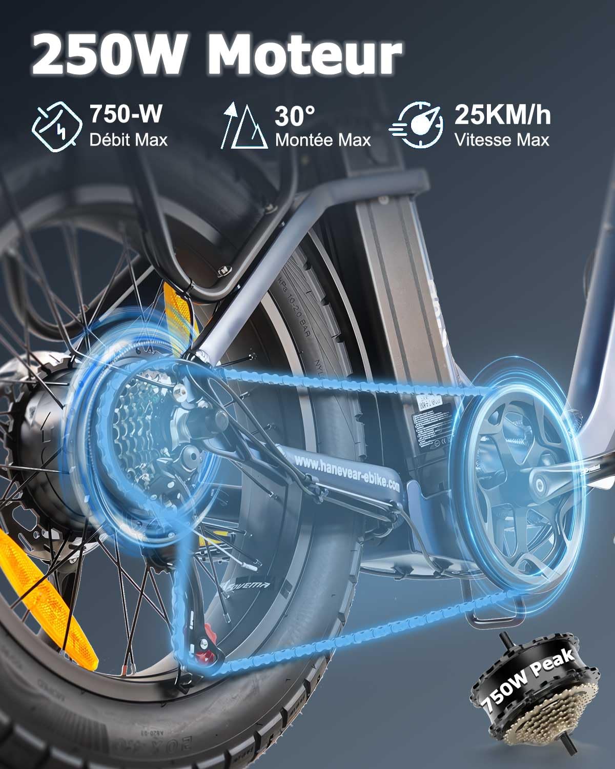 Vélo Électrique Pliable, Fat Bike Electrique 20 Pouces avec Batterie Lithium 48V/24Ah, 4.0'' Pneu Vélo de Montagne 250W Moteur VTT Électrique avec Freins Hydrauliques, E-Bike Urbain pour Adulte