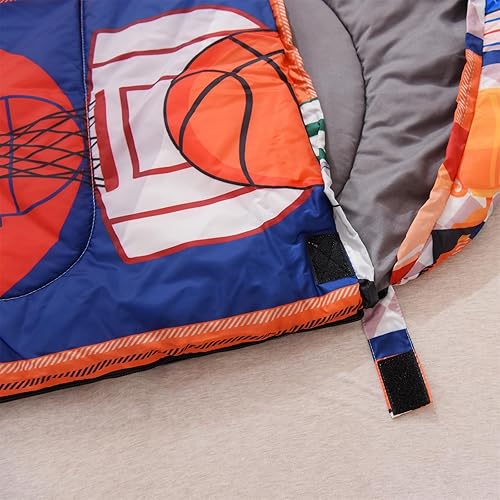 Miniatura 4 de A Nice Night Saco de dormir para acampar con estampado de galaxia, para todas las estaciones, clima cálido y fresco, ligero, a prueba de humedad