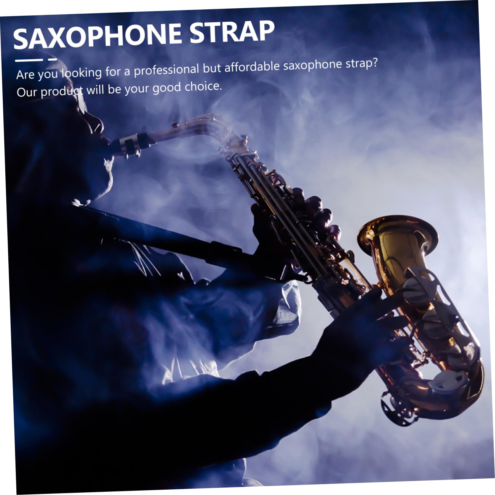 Abaodam 2pezzi Tracolla Regolabile Per Saxofono Per Design Vintage e Retro Per Soprano e