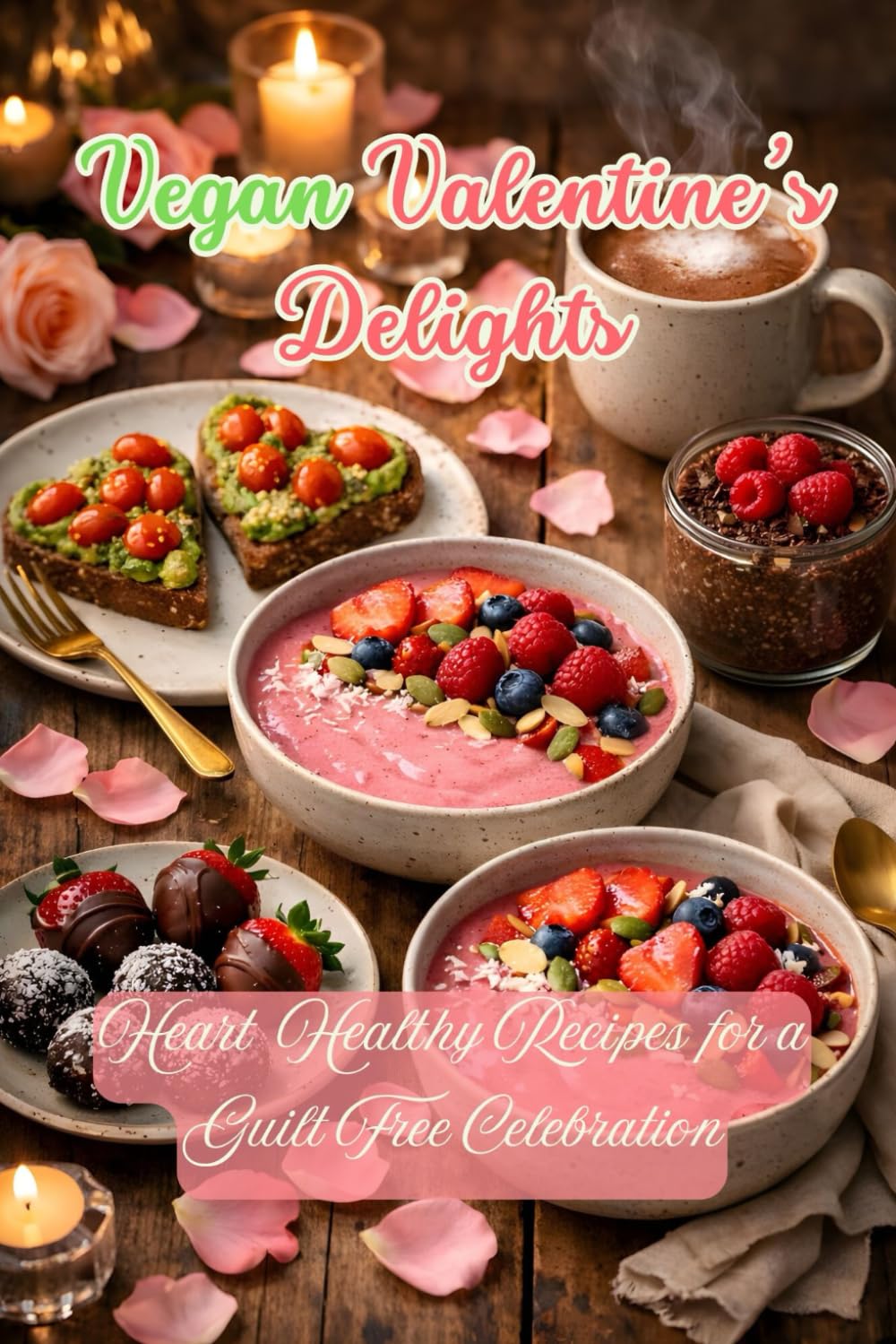 Vegan Valentine’s Delights: Heart Healthy Recipes for a Guilt Free Celebration (Valentine or Romantic Recipes)