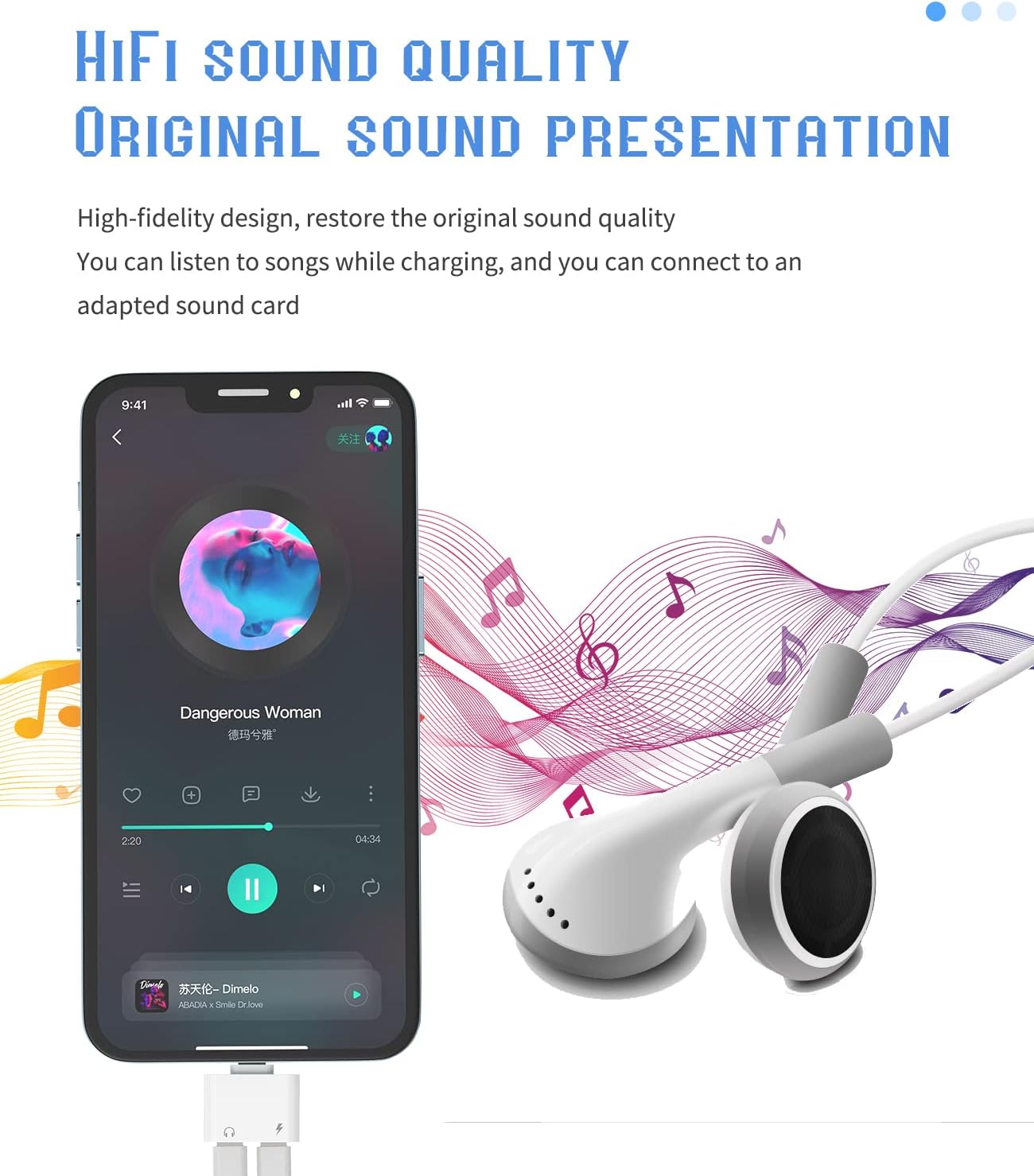 iPhone Headphone Adapter Dual Lightning Audio Algeria Ubuy