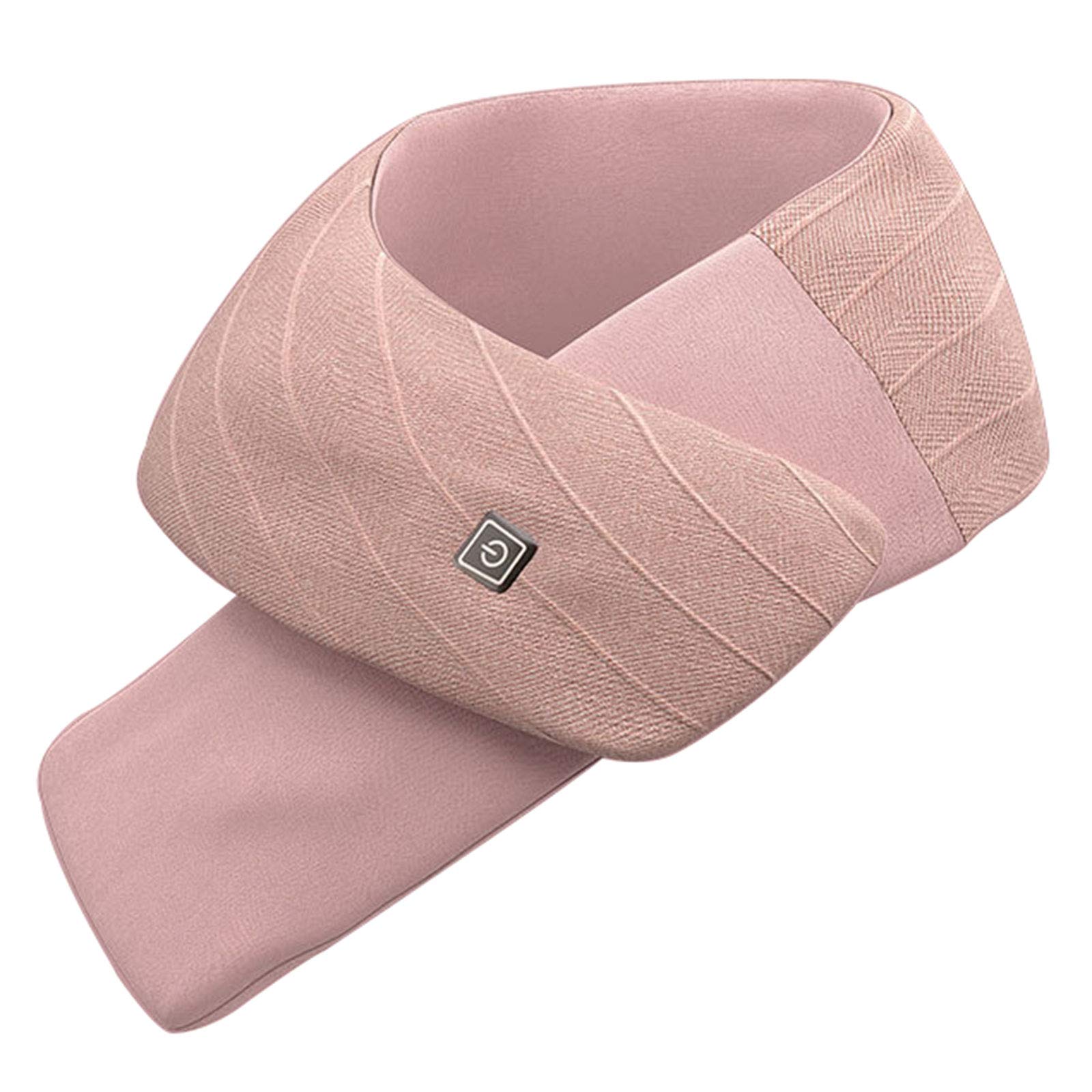 Almohadilla térmica para el cuello en formato bufanda calefactable ELQ de 30,7" rosa 8