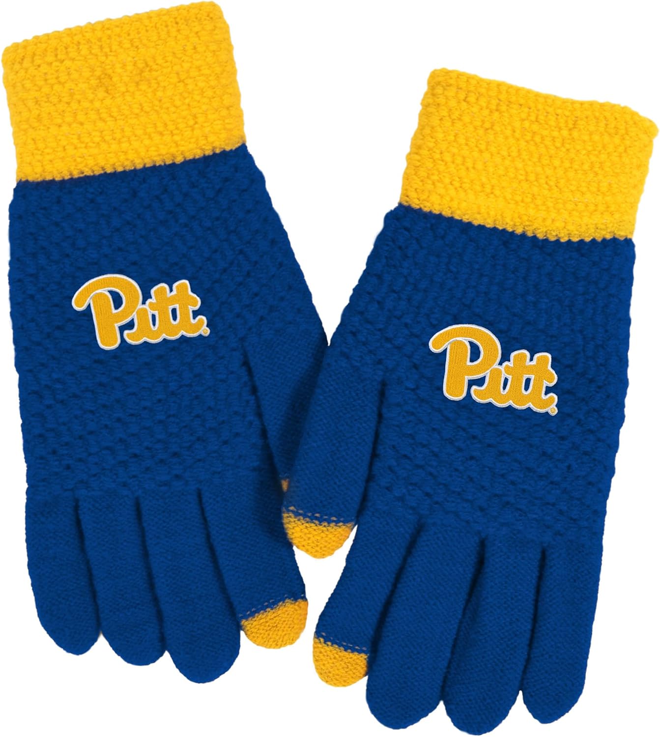 Littlearth NCAA Waffle Knit Glove – Embroidered Team Logo, Touchscreen Compatible, One Size Fits Most – Officially Licensed