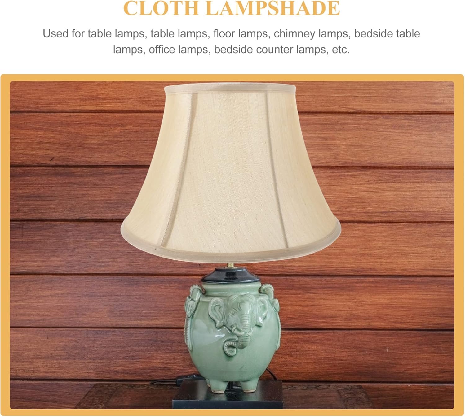 Linen Woven Lampshade Fabric Lamp Cover Ceiling Wall Floor Lamp Decorative Light