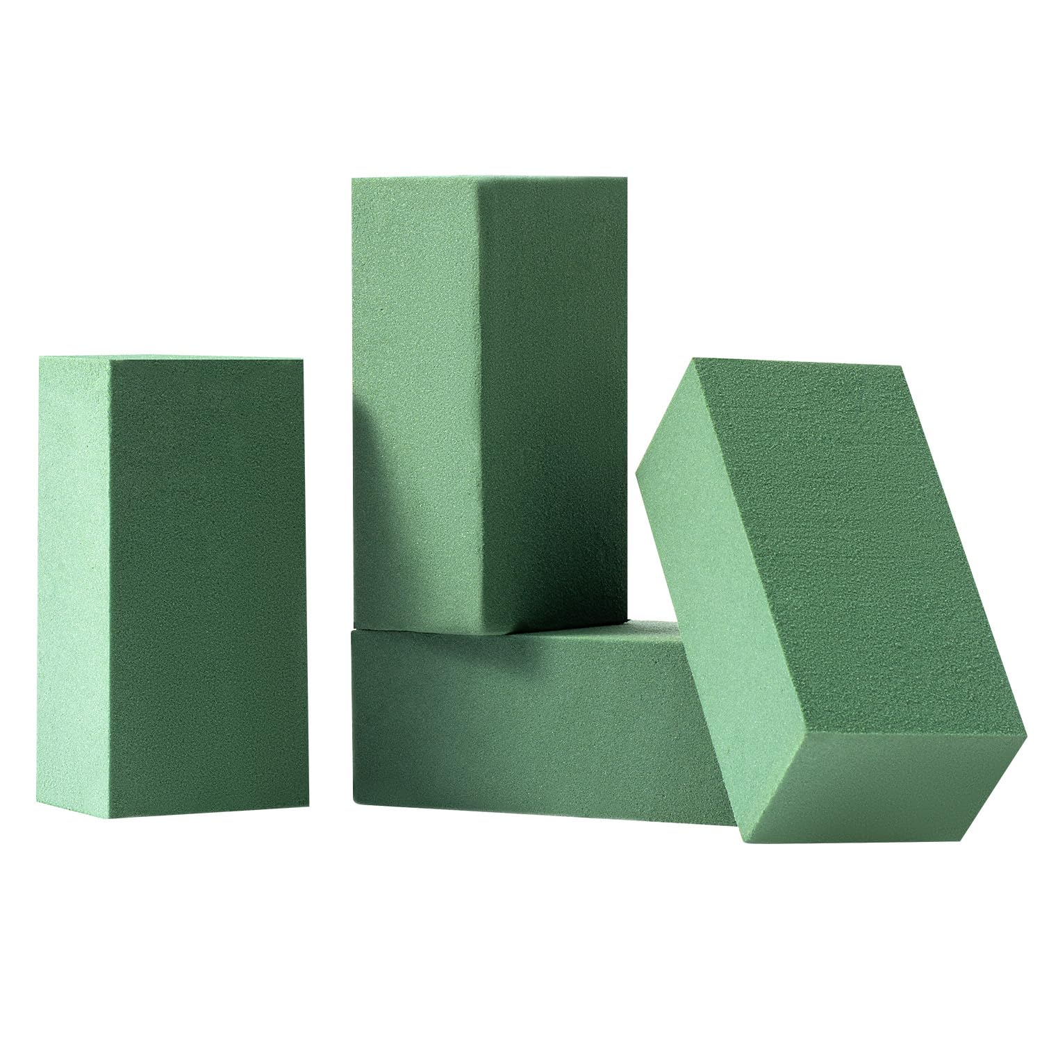 Photo 1 of **Major Damage**
Crafare 6x3x2.5 Inch Wet Floral Foam Blocks Rectangle Small Size Foam Bricks for Fresh Artificial Flower Arrangements Wedding Centerpiece Party Home Decoration Pack of 4 Green