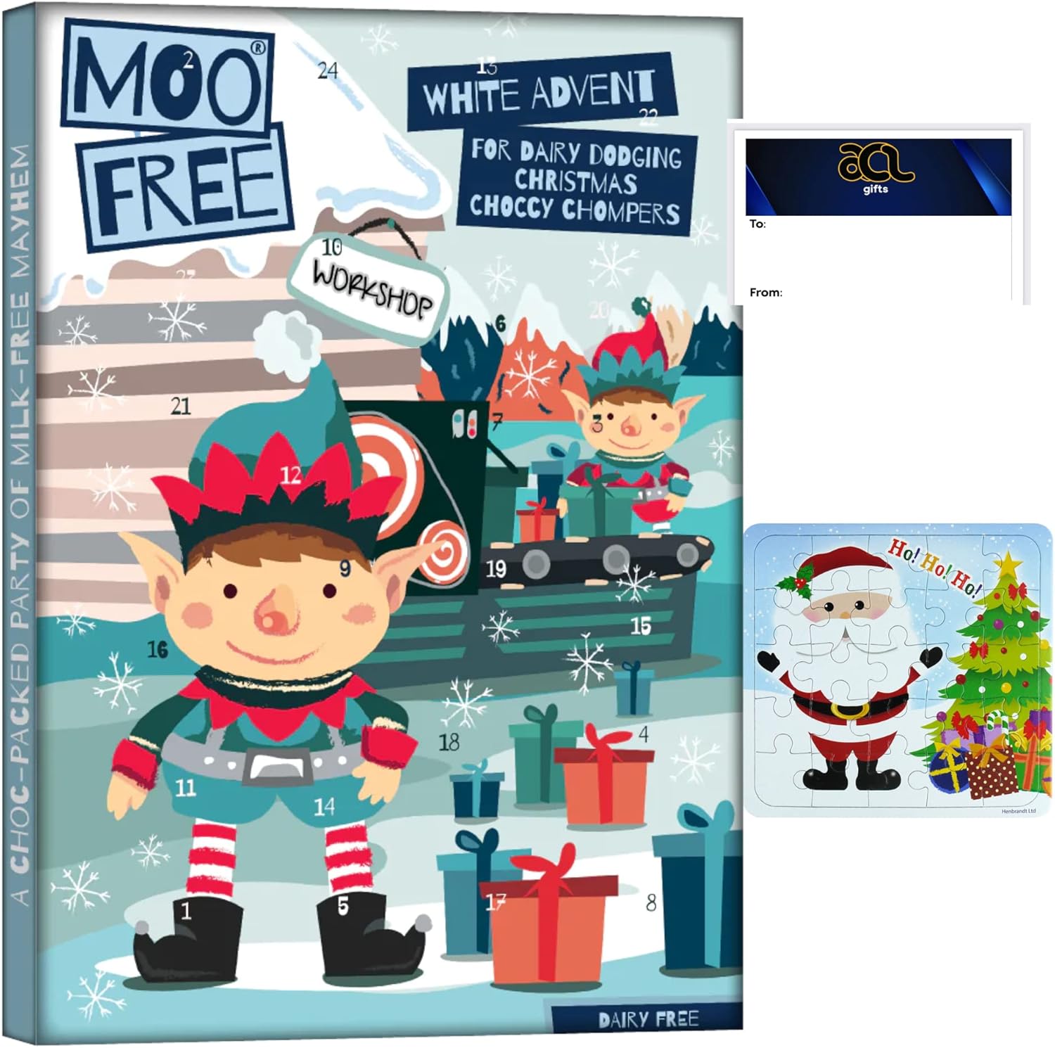 Free From Christmas Advent Calendar Dairy Free, Soya Free, Gluten