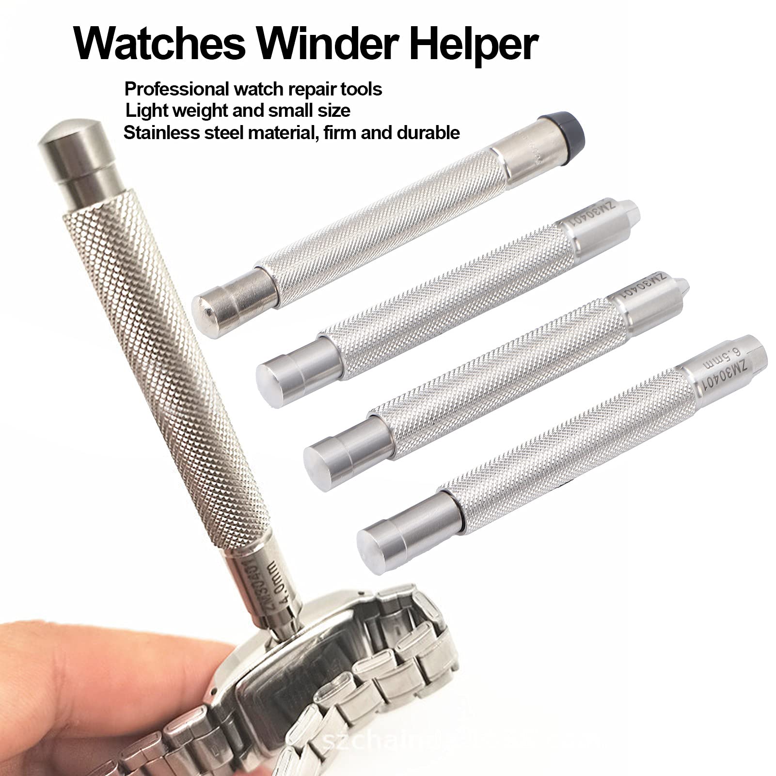 Reloj Corona Tornillo de bobinado, Reloj Corona Herramienta de bobinado, Acero Inoxidable Precisión Juego de herramientas para el hogar, Kit de herramientas de reparación electrónica para reloj,