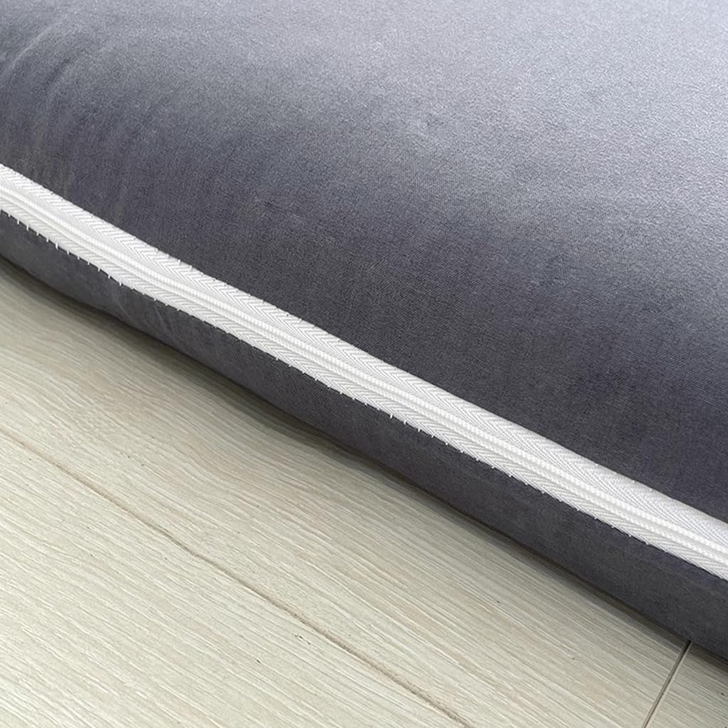 Dark Blue,100cmx200cm,Zippered Futon Cover for Japanese Futon Floor Mattress Cover Protector Tatami Floor Sleeping Mat Futon Slipcovers Soft and Breathable Dustproof Cover