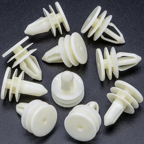 Rexka 10 clips de retención para panel de moldura de puerta, remaches 15076791 compatibles con GMC Envoy Chevy Chevrolet Trailblazer Suburban