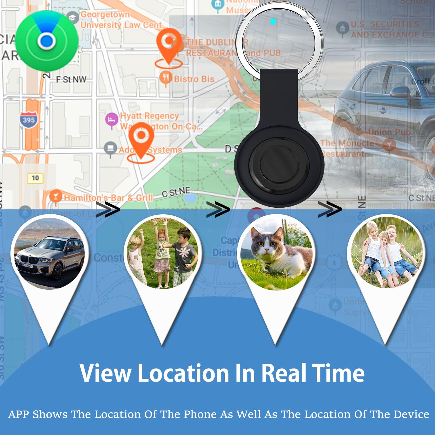 GPS Tracker for Vehicles, Pets & Valuables – No Subscription, Real-Time Tracking via App – Lightweight, Waterproof, Long Battery Life – Compatible with iOS & Android - image 3