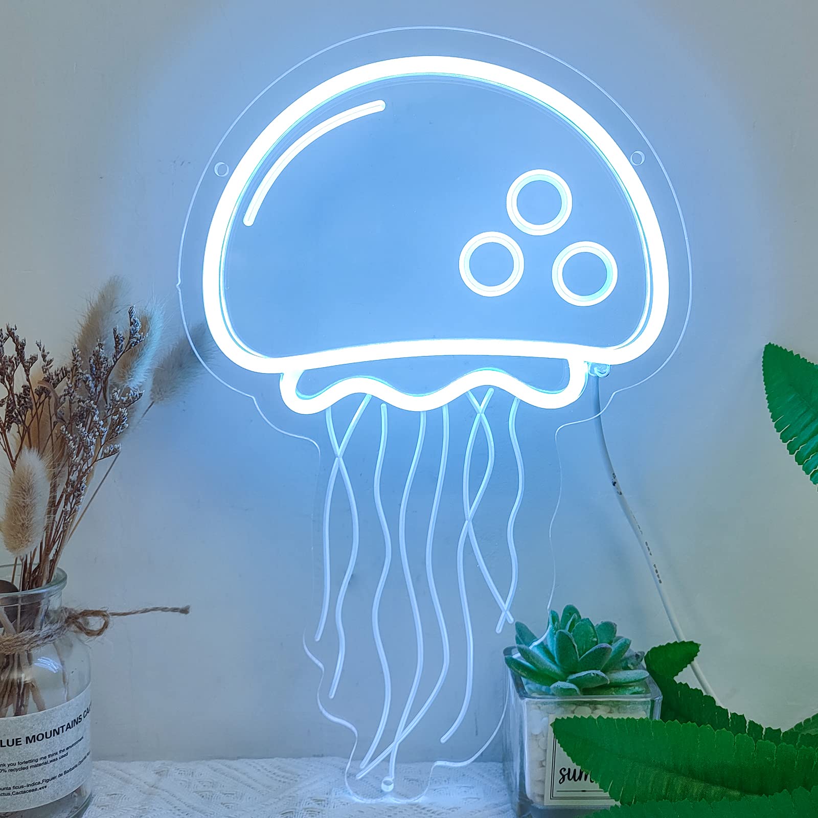 Amazon.co.jp: クラゲネオンサイン パーソナライズ LEDネオンサイン