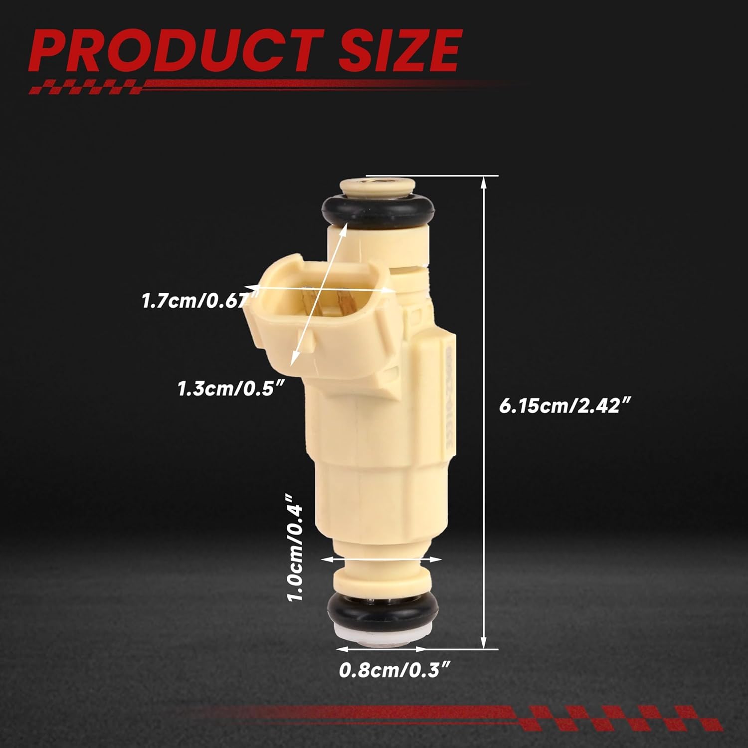 Fuel Injectors Fit For-Hyundai 2001-2007 Elantra, 2003-2008 Tiburon, 2005-2009 Tucson, For-Kia Spectra Spectra5 Sportage 2.0L, Santa Fe 2.7L, High Performance Inyectores OE 35310-23600 (4pcs)