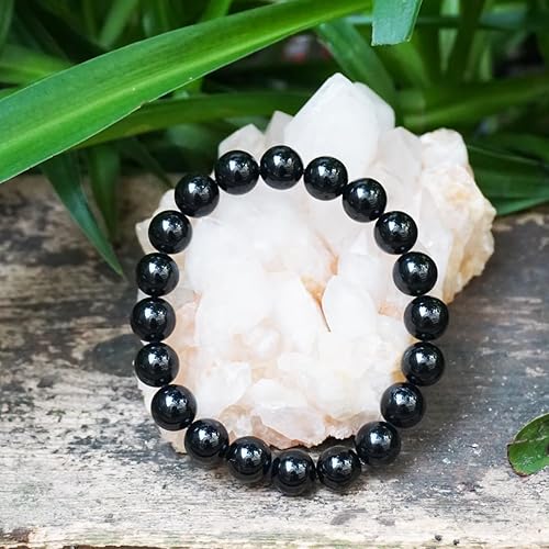 Vista 35 de Single-pack of pure gemstone bracelets Fluorita-10MM,100 mm Tiger Eye,10MM-Tigre rojo,Turmalina negra de 0.472 in,12MM-tigres rojos-9