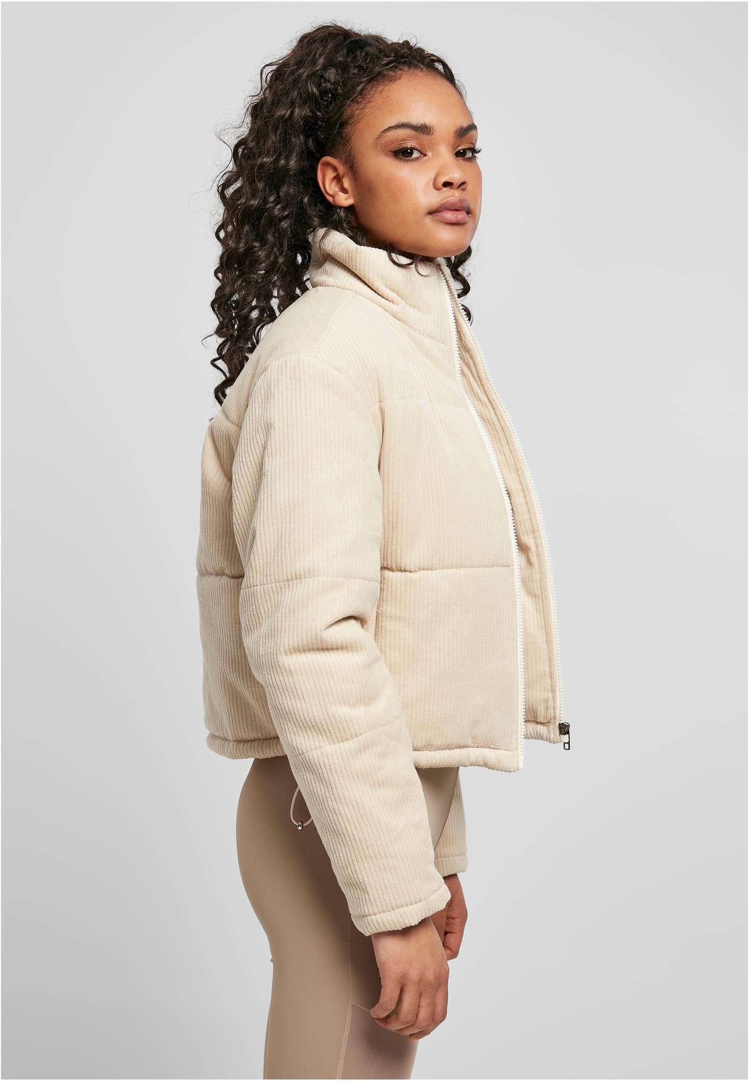 Urban Classics Ladies Corduroy Puffer Jacket Chaqueta de videojuegos Mujer