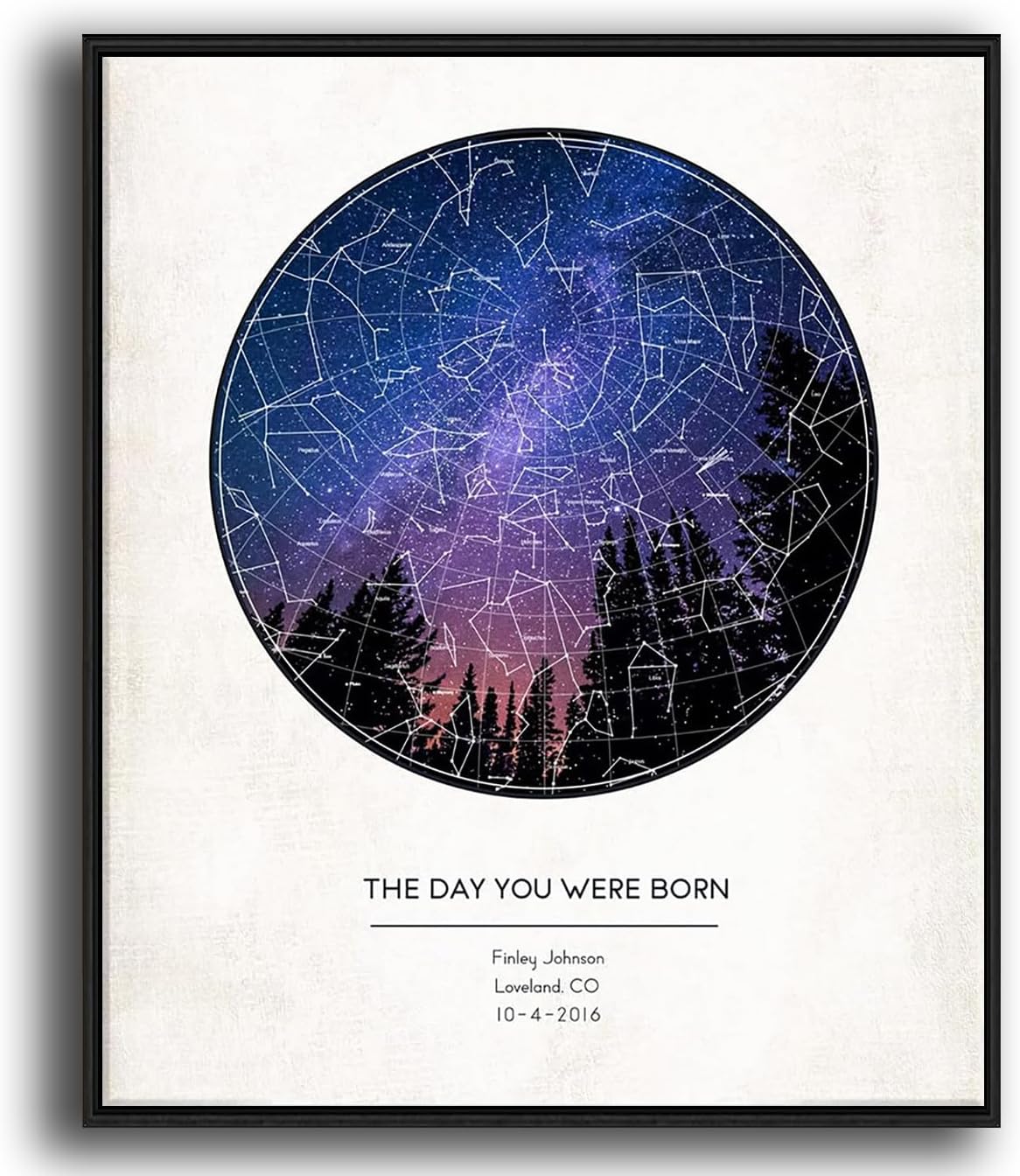 Personal-Prints Your Night Sky Art