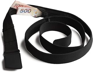 Cashsafe Anti-Theft Travel Belt Wallet, Black