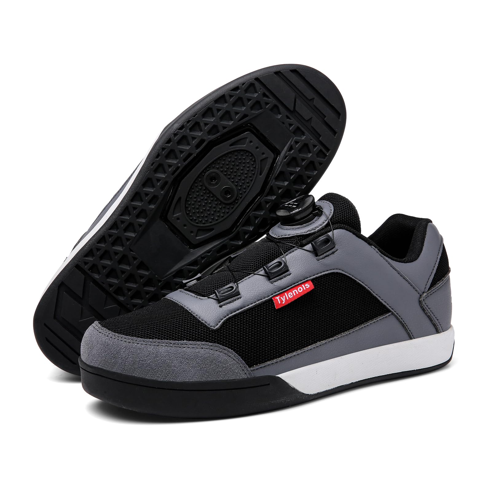 Zapatos Ciclismo Profesionales MTB, Unisex Zapato Bicicleta De Montaña Four Seasons Compatible con Todos los Pedales SPD, Hombres Mujeres Zapatillas Bicicleta al Aire Libre