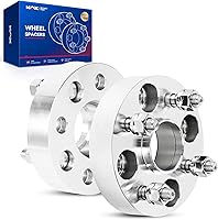 Vista 252 de KAX Espaciadores de rueda 4x4, adaptadores de espaciadores de rueda de 1" con pernos de 1/2" x20, diámetro del cubo de 59 mm, 2 piezas para Xpress