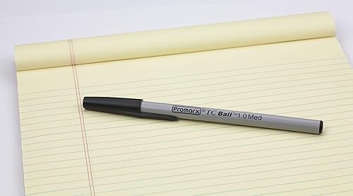 Miniatura 4 de Promarx TC - Bolígrafos de punta media, tinta negra, 10 unidades (BP48-KR1P10-48)
