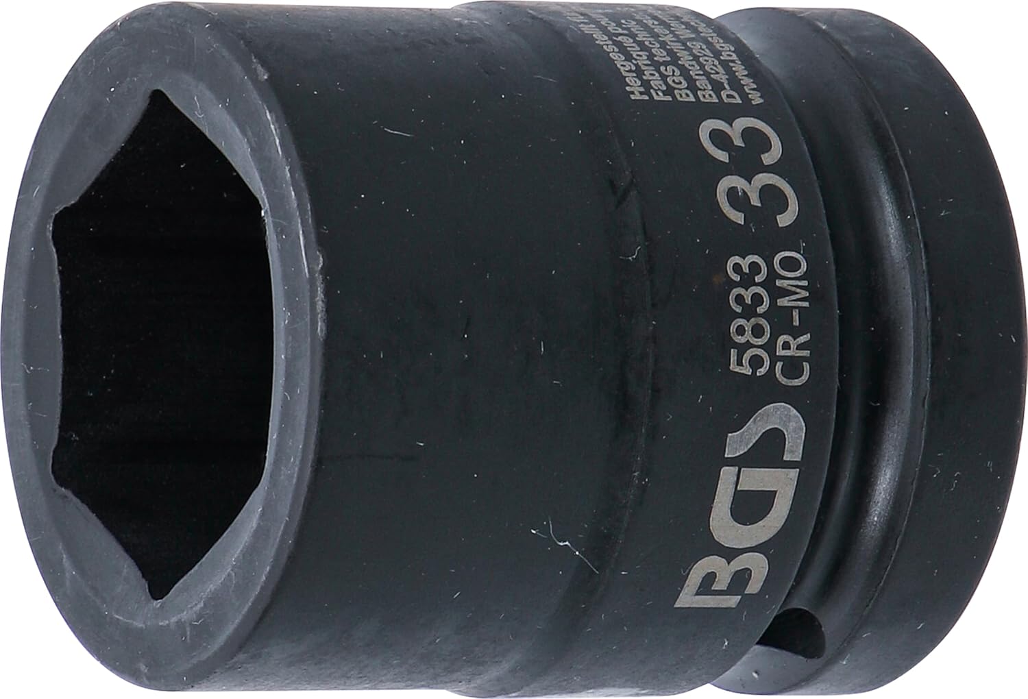 BGS 5833 | Impact Socket, Hexagon | 25 mm (1") Drive | 33 mm