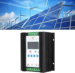 Wind Solar Control, 1200W 12V 24V Wind Solar Hybrid Controller PWM 600W Wind + 600W Solar Panel System Controller, Digitale Intelligente Steuerung mit LCD Display