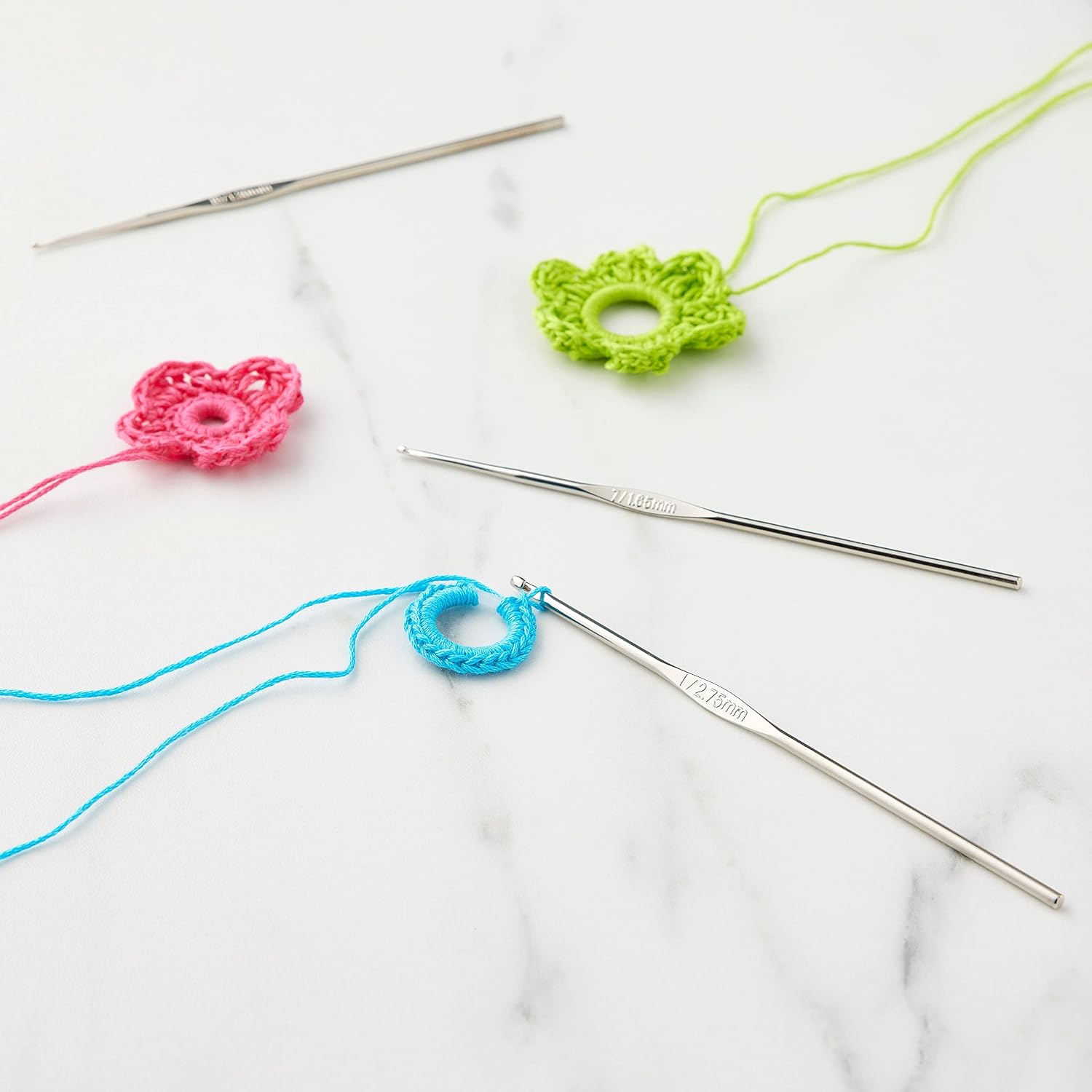 Loops & Threads Steel Crochet Hook Set, 1/7/10