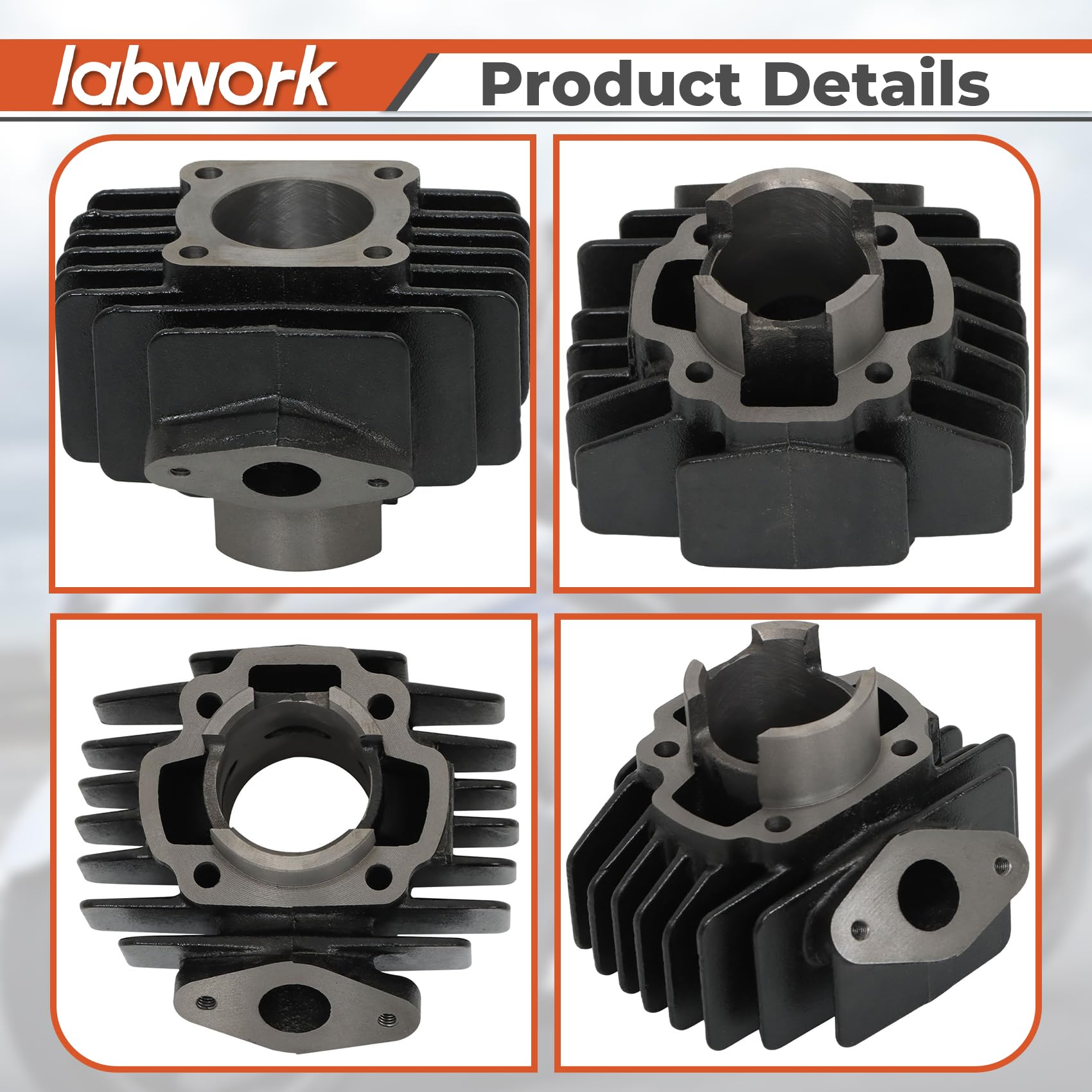 Amazon.com: labwork 50cc Engine Piston Cylinder Head Top End