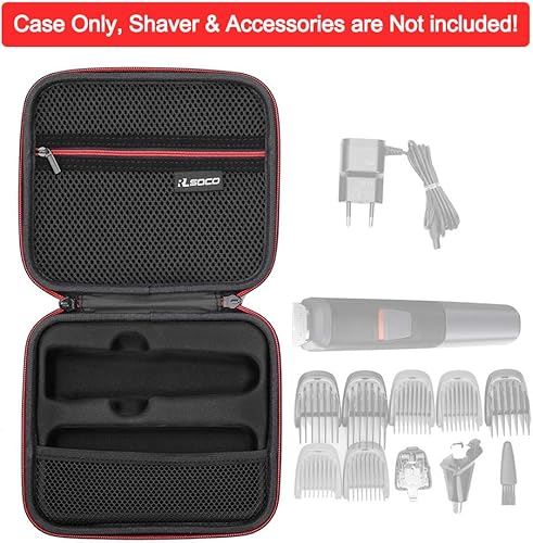 Miniatura 2 de RLSOCO Funda rígida para Philips Norelco Multi Groomer All-in-One Trimmer Series 3000 y Multigroom Series 5000, compatible con Philips MG374040,
