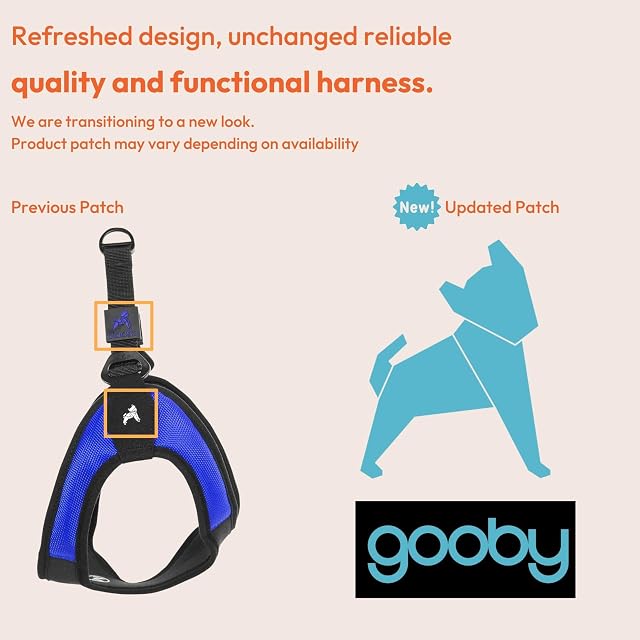 Foto 2 de 5 de Gooby Escape Free Easy Fit - Arnés para perro antitirones con sistema patentado, para poner por las patas…