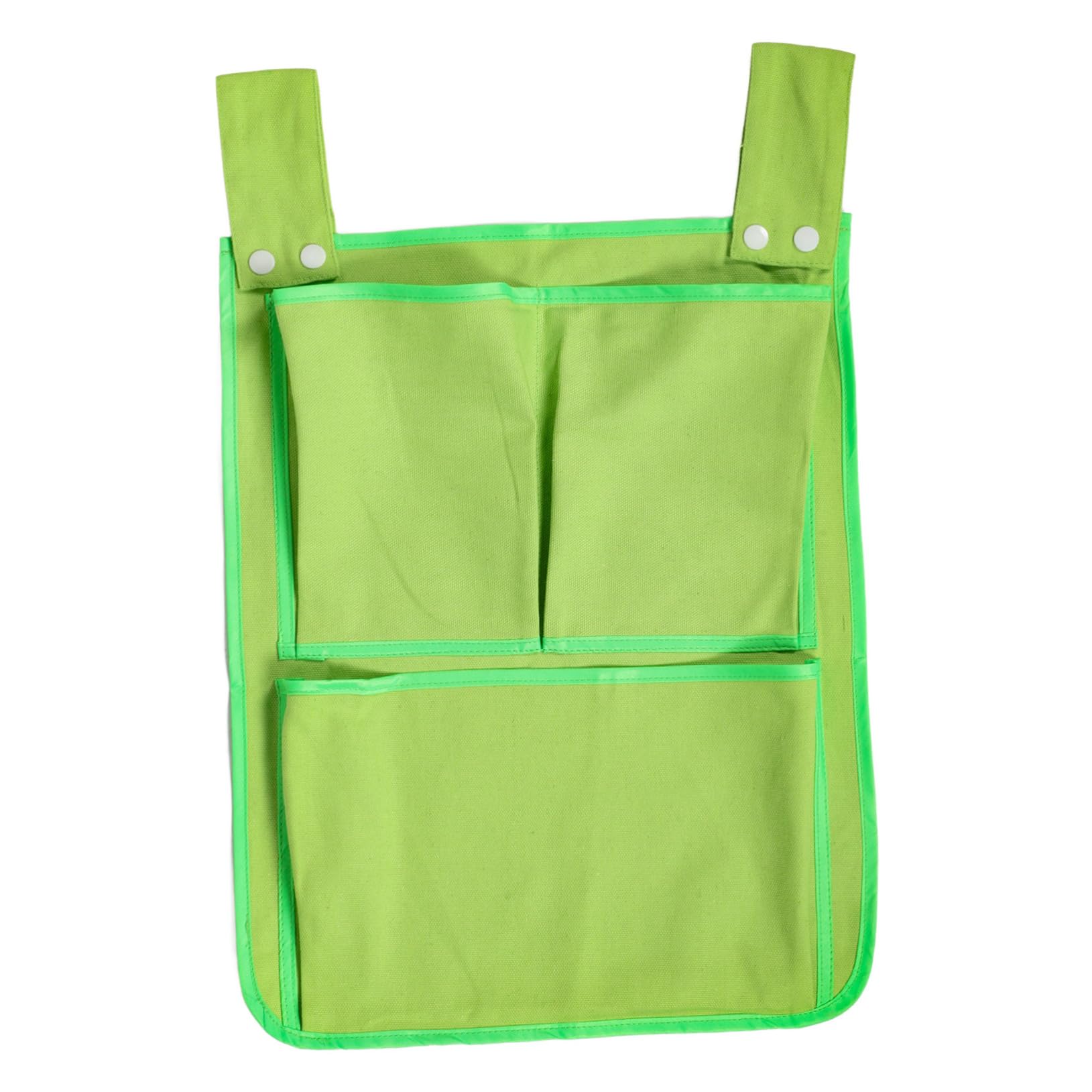 HOOTNEE Hanging Storage Bag Crib Side Organizer Baby Diaper Bag Wall Pencil Holder Canvas Material