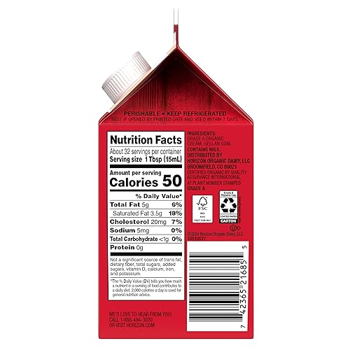 Miniatura 3 de Horizon Organic Crema batida pesada, pinta, 16 onzas líquidas