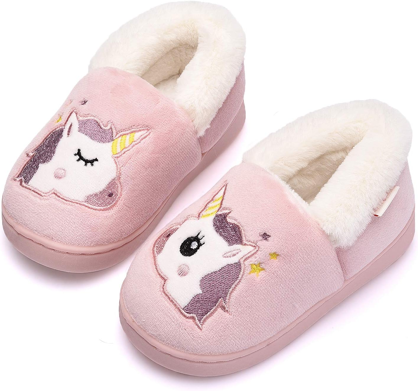 Ainikas Toddler Slippers - Fluffy Warm Fur Design
