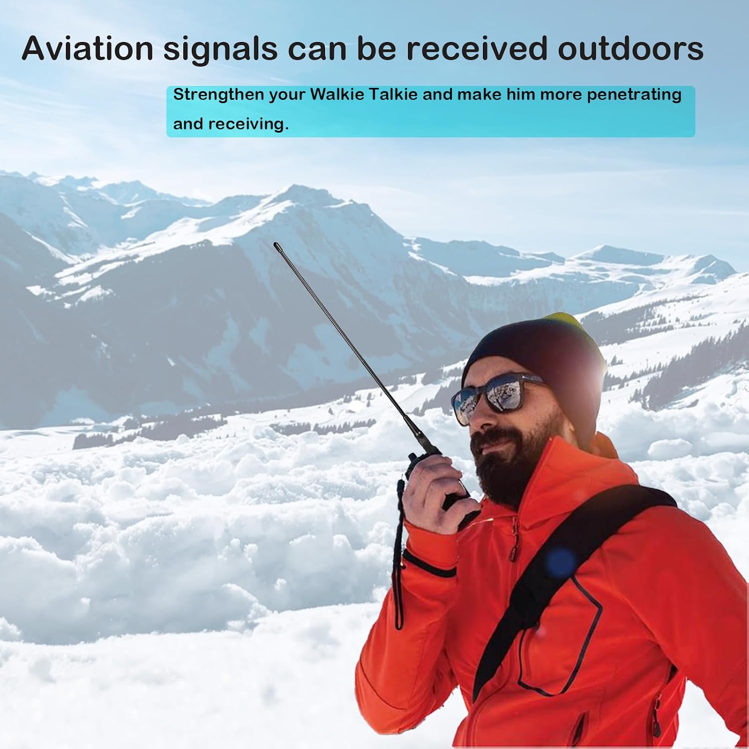 Radtel Aviation Antenna receiving air band signals near an airport
