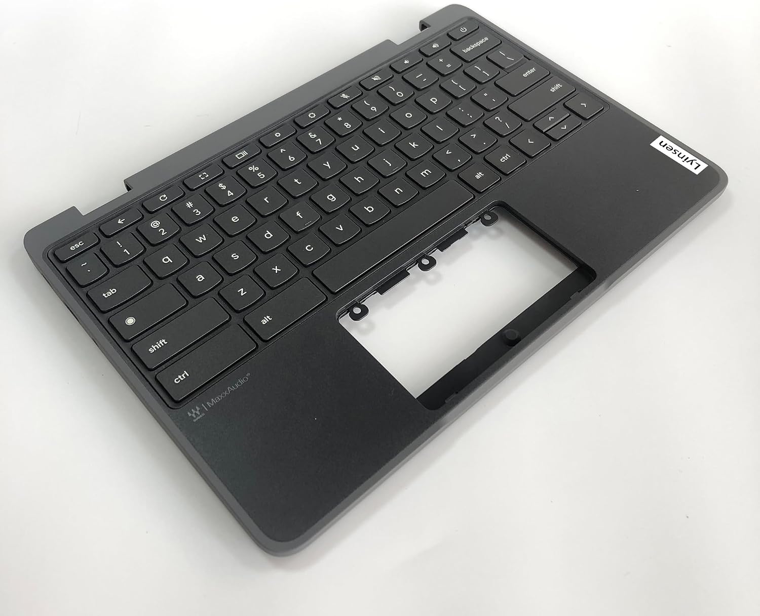 Replacement for Lenovo Chromebook 100E Gen4(82W0 82W1) Laptop Upper Case Palmrest Keyboard Assembly Part 11.6" 5M11H62892 Top Cover Black