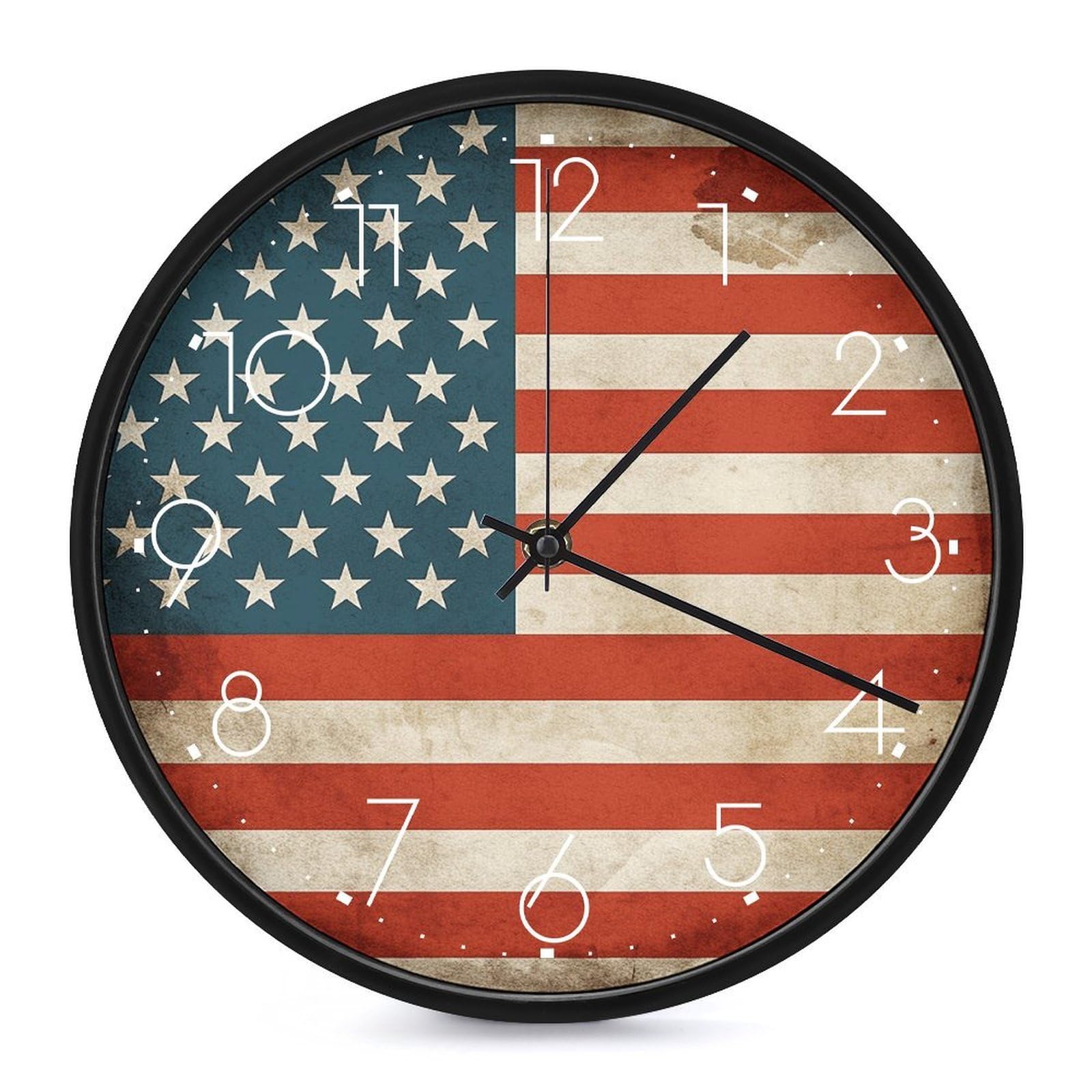 Horloge murale pour chambre et bureau pour lire l'heure facilement