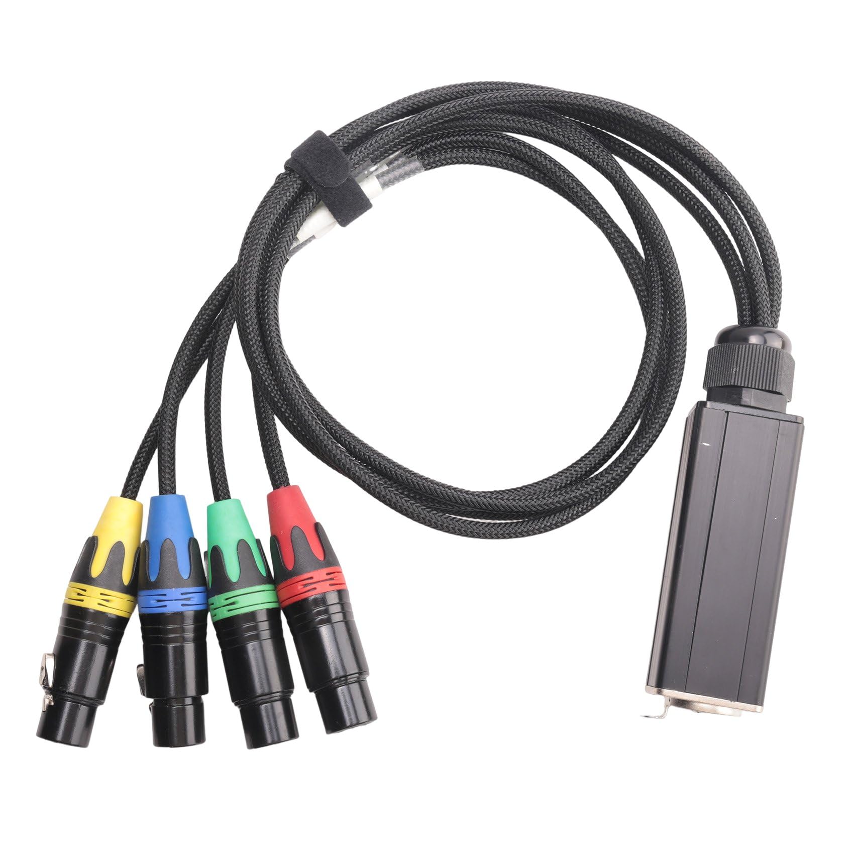 1 Par XLR de 4 Canales, 3, ConexióN de Escenario y Estudio de Red MúLtiple, Cable XLR Macho y Hembra, Audio de Escenario RJ45
