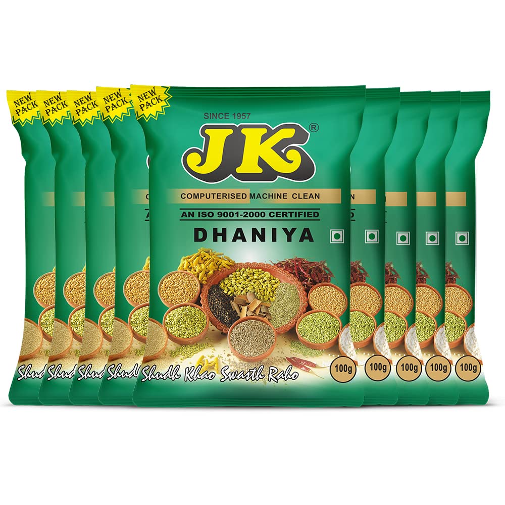 JK Dhaniya (Coriander) Whole, 100g | Whole Dhania Seeds | Sabut Dhania | Cooking-Grade | Impurities-Free (Pack of 9) (B0BYVGNC2B) Amazon Price History, Amazon Price Tracker
