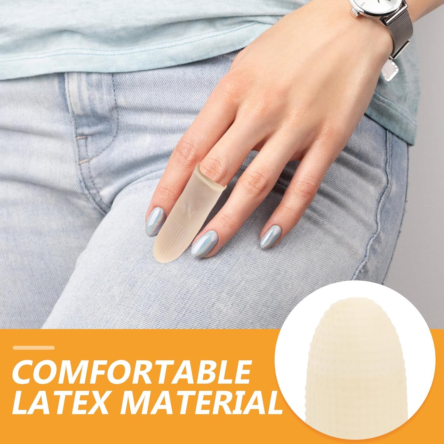 MAGICLULU 100pcs Protective Covers for Eyelash Beauty and Working with Delicate Materials, Reusable and Antislip Tips Protector Sleeves image 5
